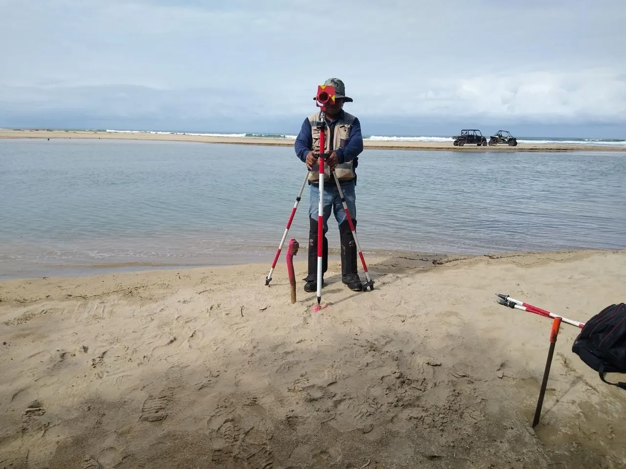 Levantamiento topohidráulico de un río en Nayarit con instrumentación topográfica